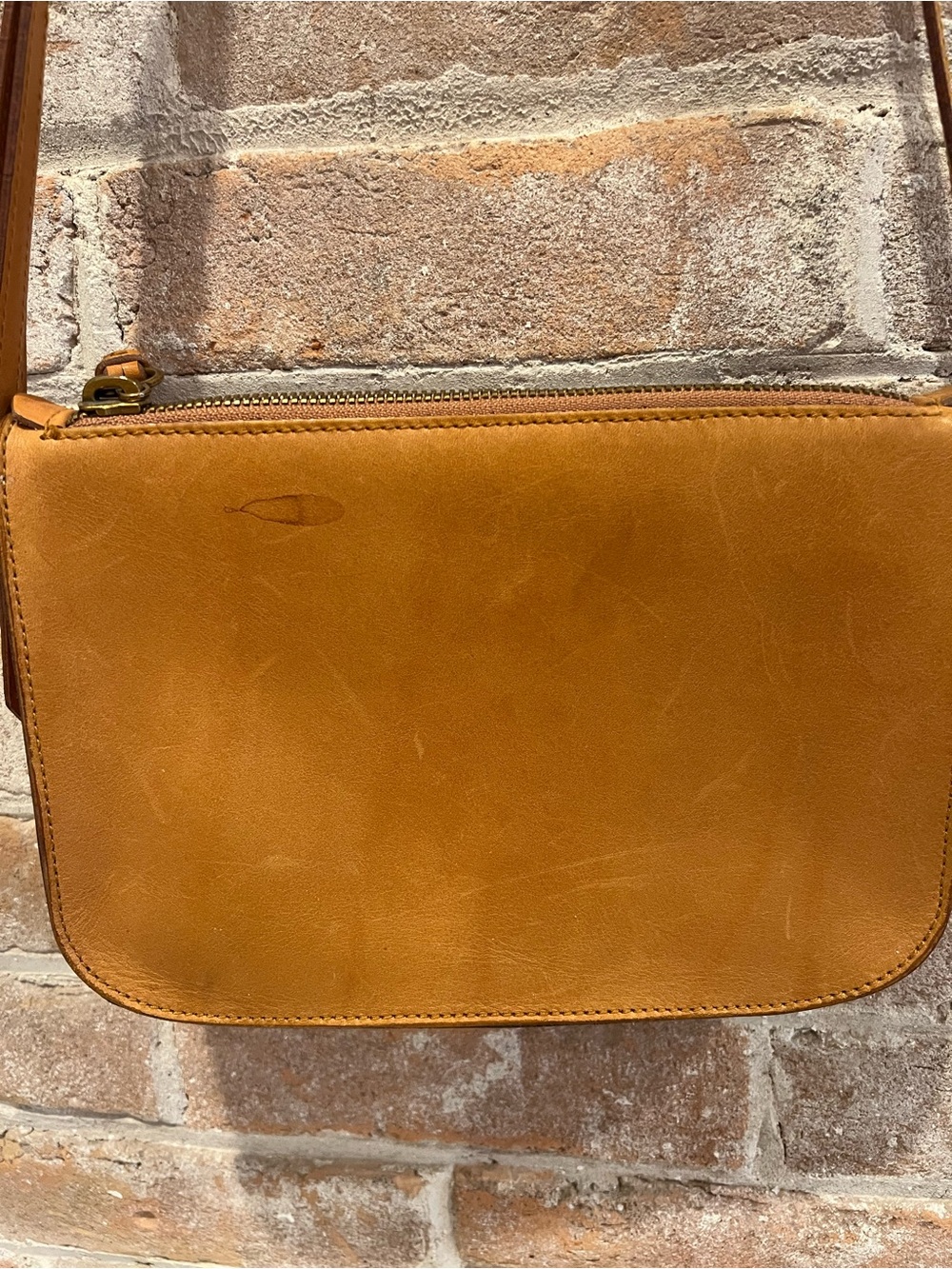 Madewell Tan Leather Crossbody with Adjustable Strap - Picture 3 of 7